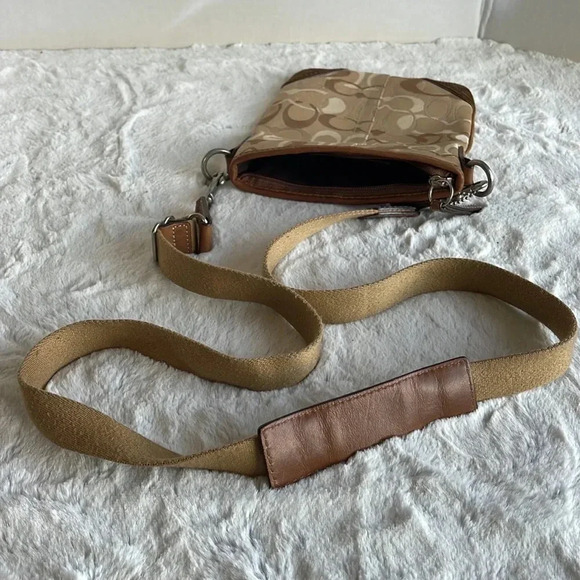 COACH OPTIC SIGNATURE SWINGPACK CROSSBODY  SHOULDER BAG - Picture 13 of 16